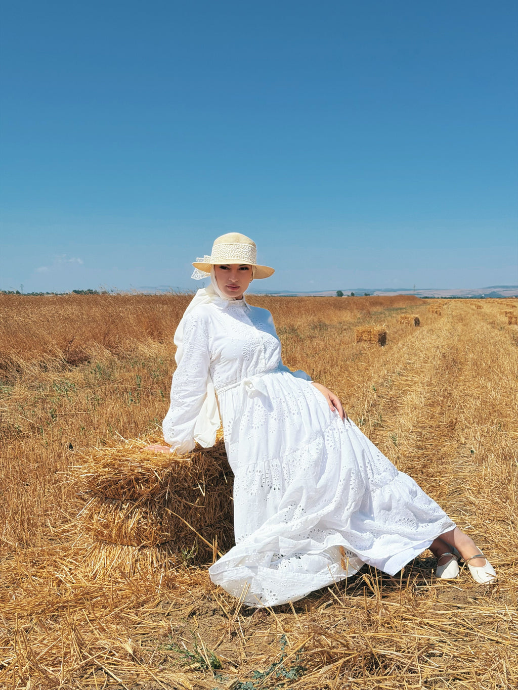 Robe en Broderie Anglaise – Voile de Coton