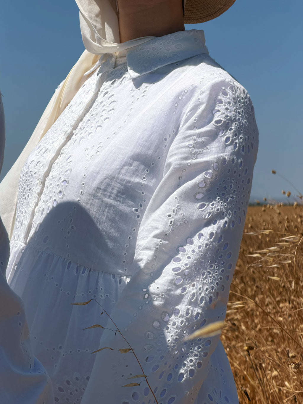 Set en Broderie Anglaise – Voile de Coton