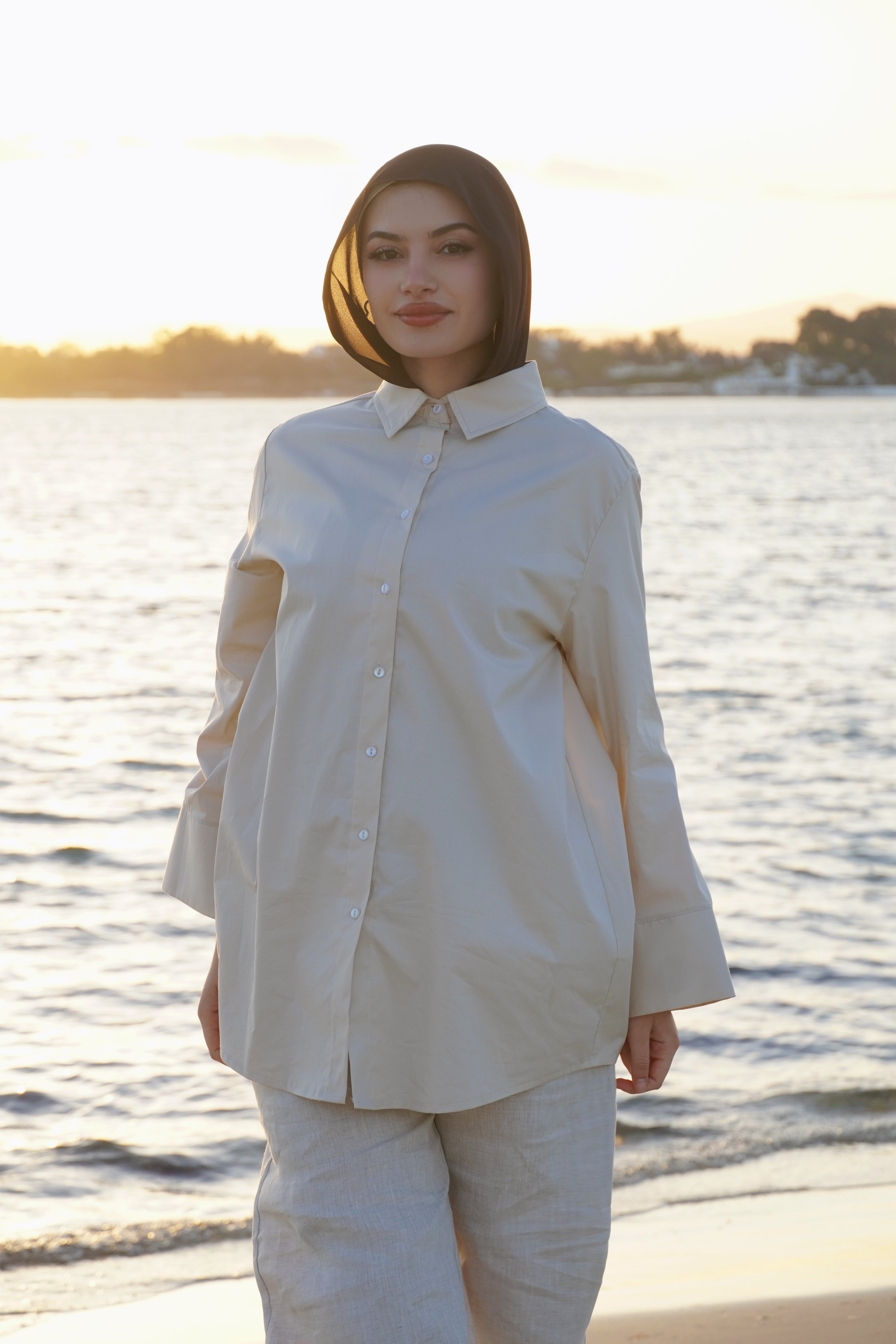 Chemise en Popeline 100 % Coton